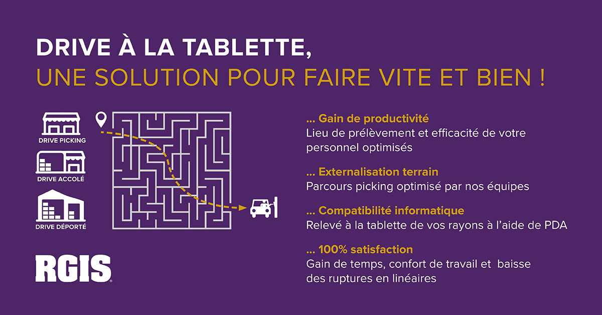 Drive a la tablette une solution pour faire vite et bien