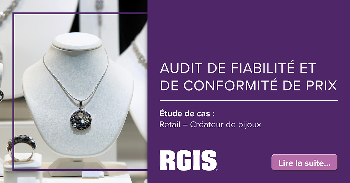 Audit de fiabilité et de conformité de prix. Etude de cas Retail - créateur de bijou